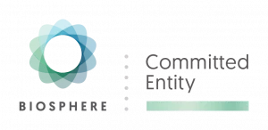 Biosphere Committed Entity logo